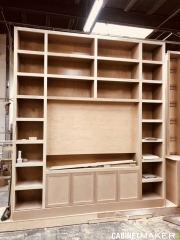 MEDIA BOOKCASE IN PROGRESS