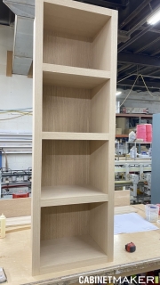 NICHE SHELVES UNIT IN PROGRESS