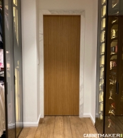 CUSTOM OAK POCKET DOOR