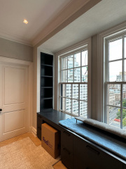 Bedroom Desk in Dark Finish