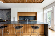 WHITE KITCHEN WITH OAK COMBINATION