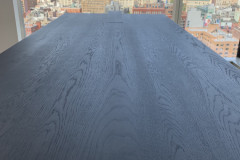 BLACK STANIED OAK TABLE TOP