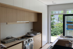 CUSTOM KITCHEN INSTALLATION PROGRESS