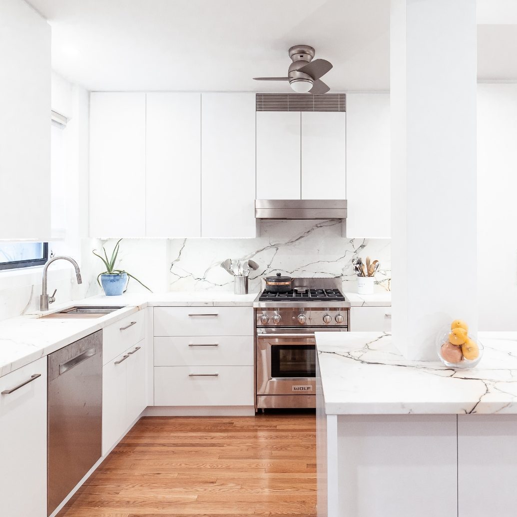 White Custom kitchen