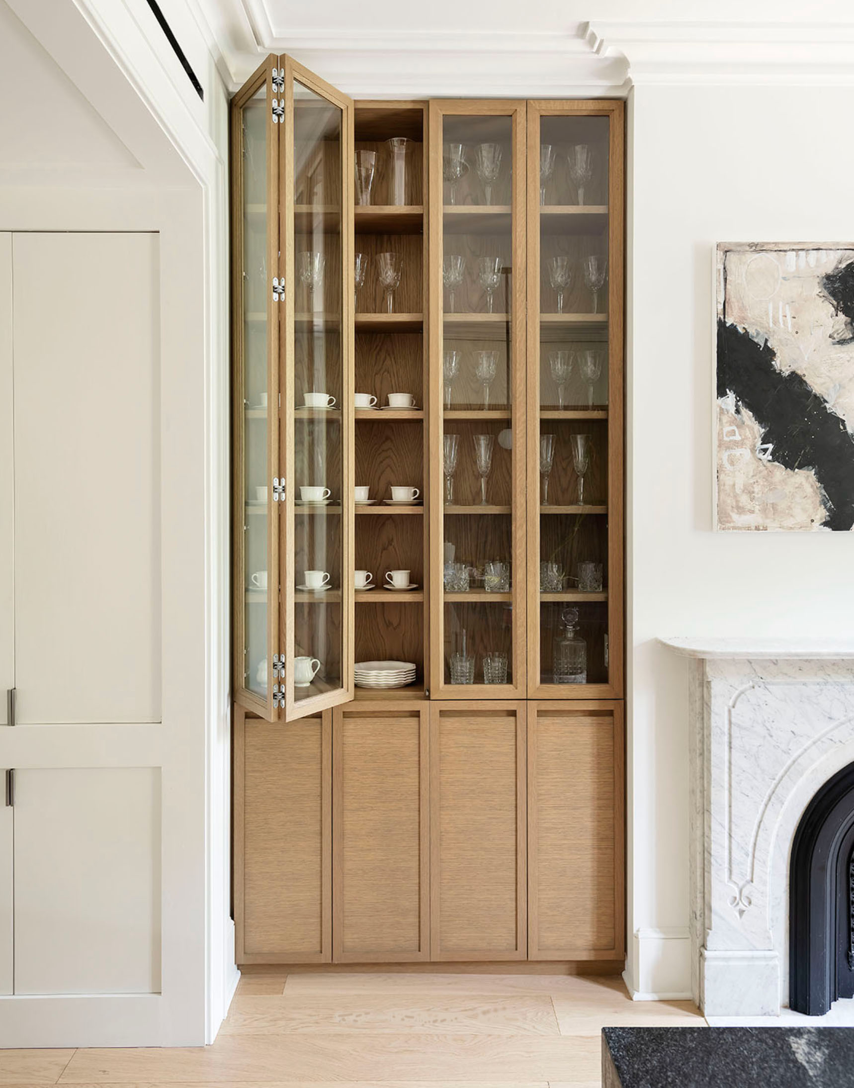 CUSTOM CREDENZA OAK SINGLE